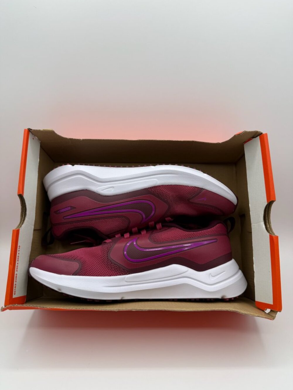 Nike Cosmic Runner Shoes Kids GS Burgundy Purple Lace Up HM4402603 Size 6Y